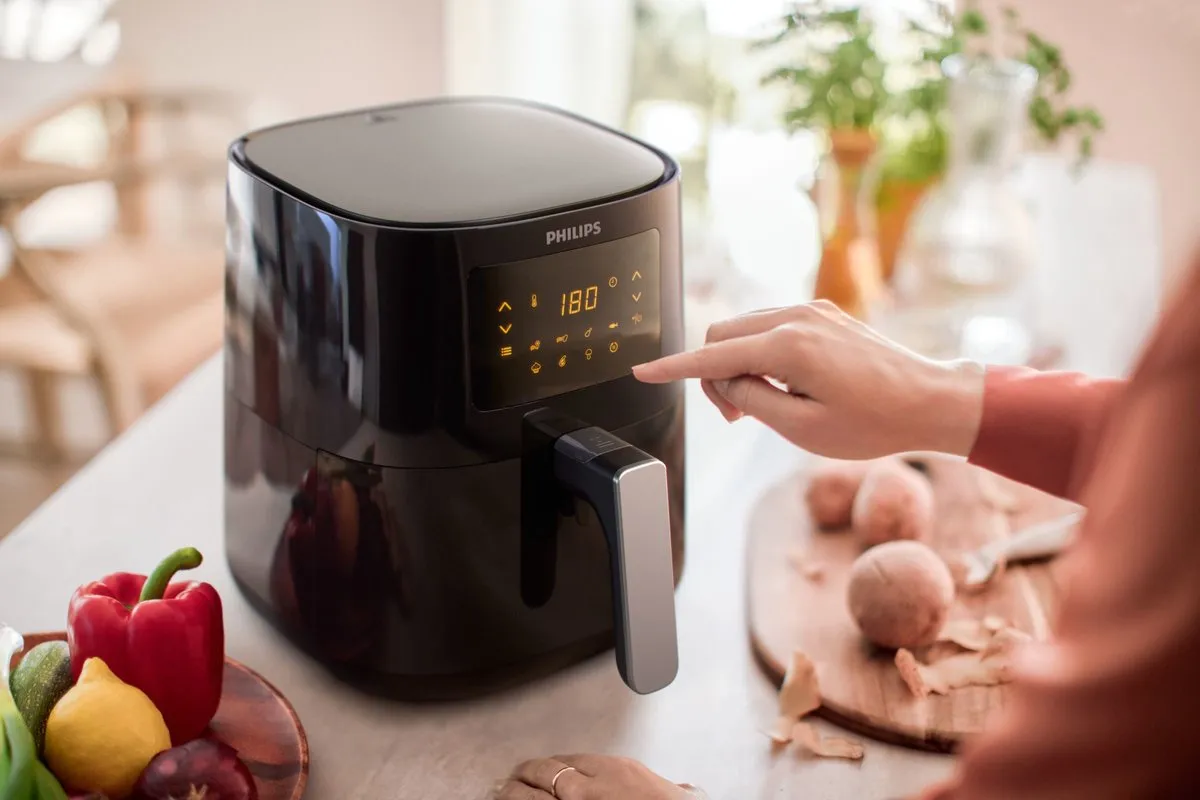 Philips Airfryer Essential HD9252/70 4L - 1400W - Lichtgrijs