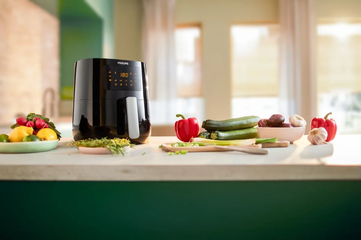 Philips Airfryer Essential HD9252/70 4L - 1400W - Lichtgrijs
