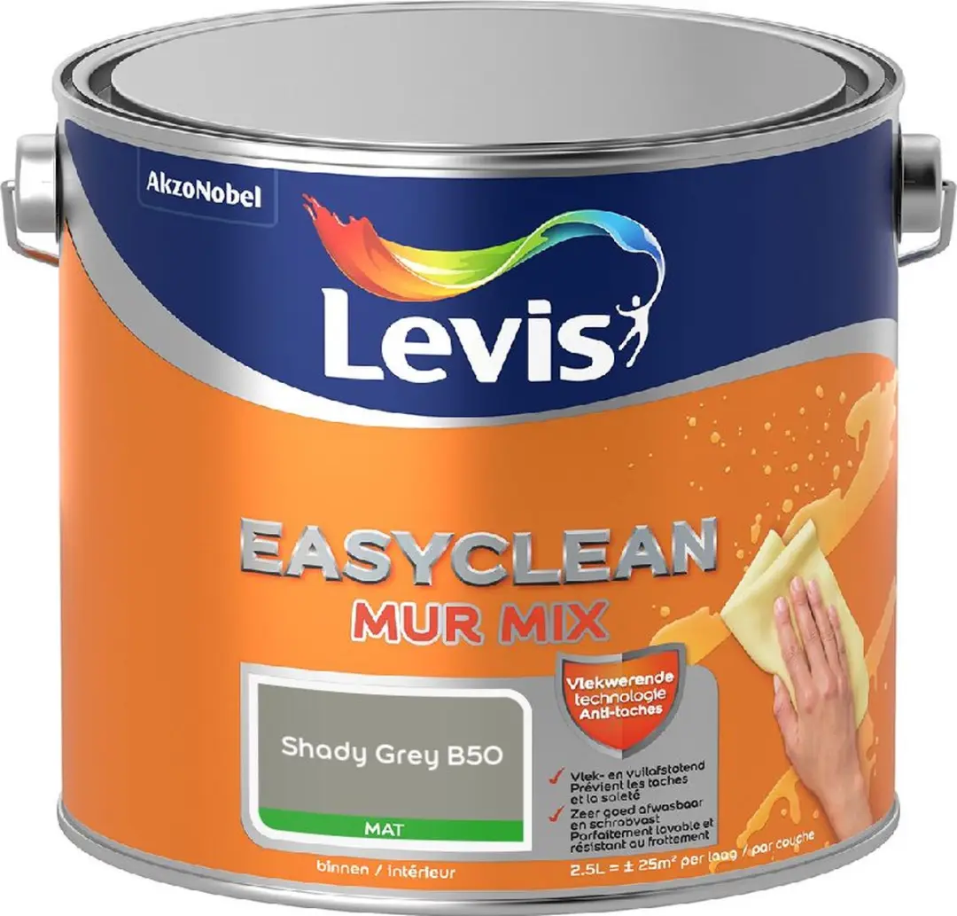 Levi's Easyclean Mur Mat Mix Shady Grey B50