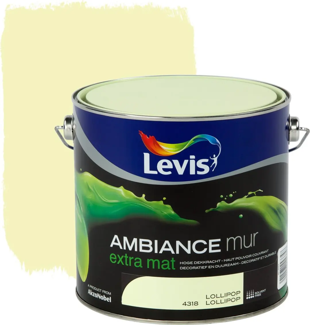 Levi's Ambiance Muurverf Extra Mat Lollipop 2,5L
