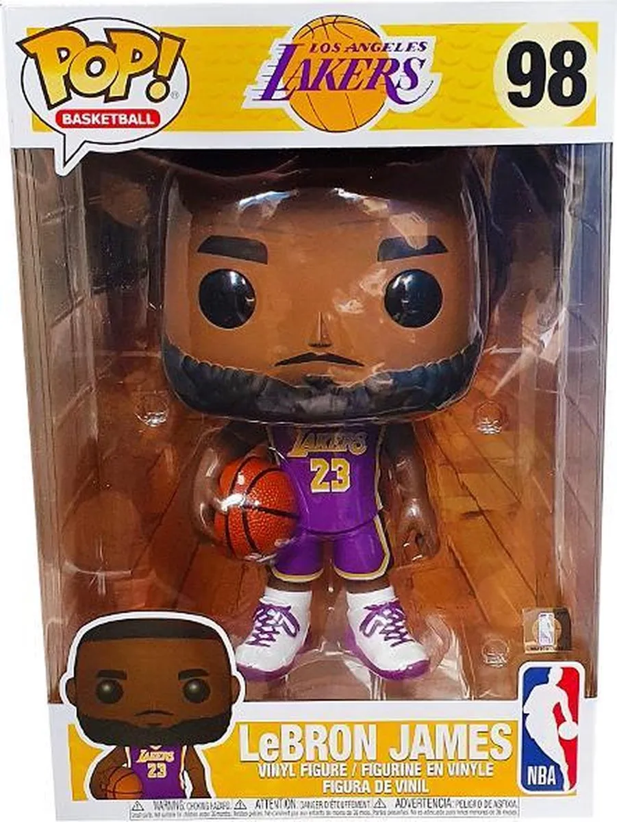 Funko POP! NBA Lakers LeBron James Purple Jersey 52cm