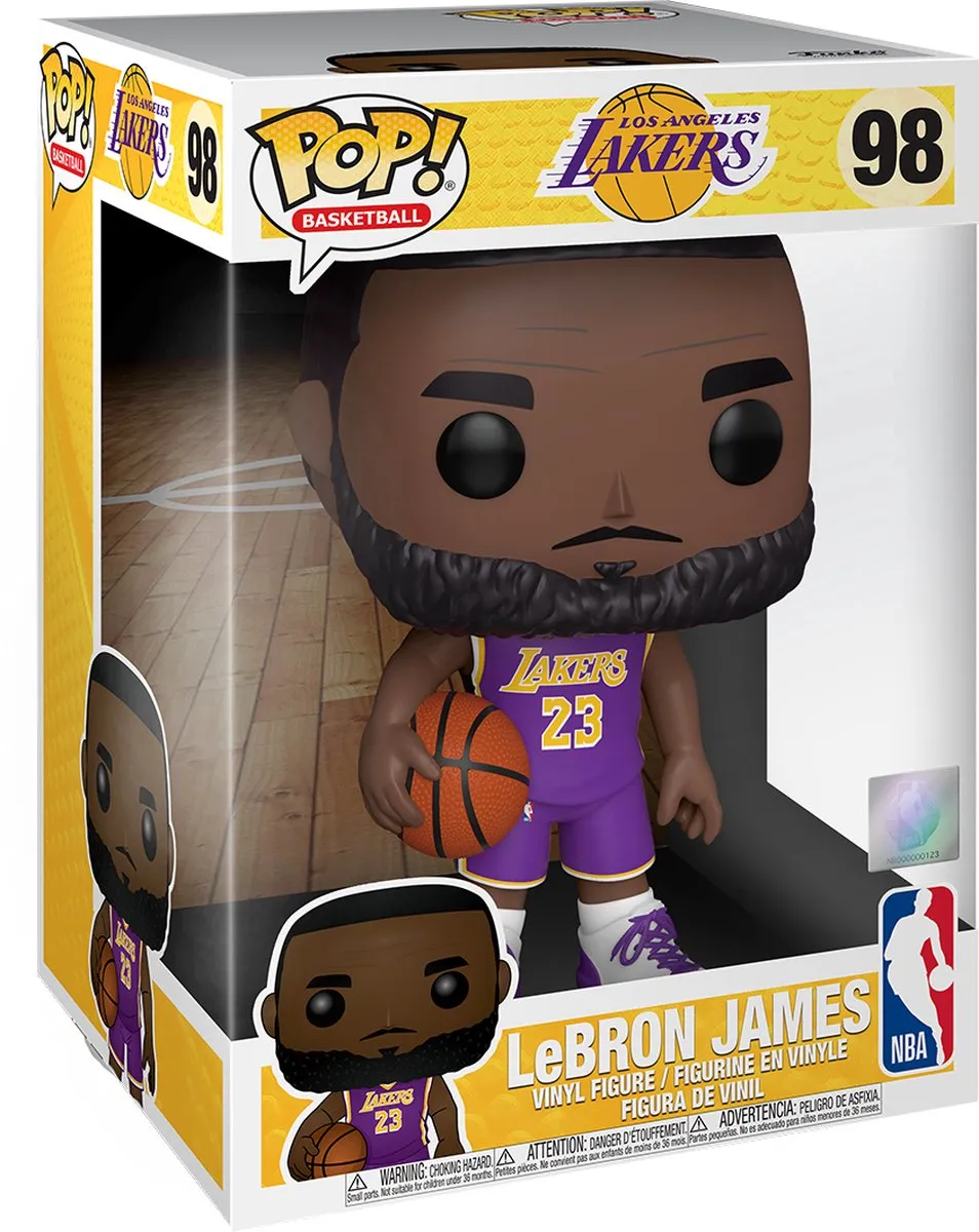 Funko POP! NBA Lakers LeBron James Purple Jersey 52cm