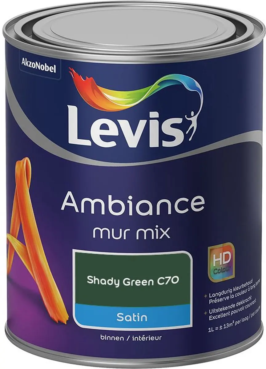 Levi's Ambiance Mur Satin Mix Mengverf 1L