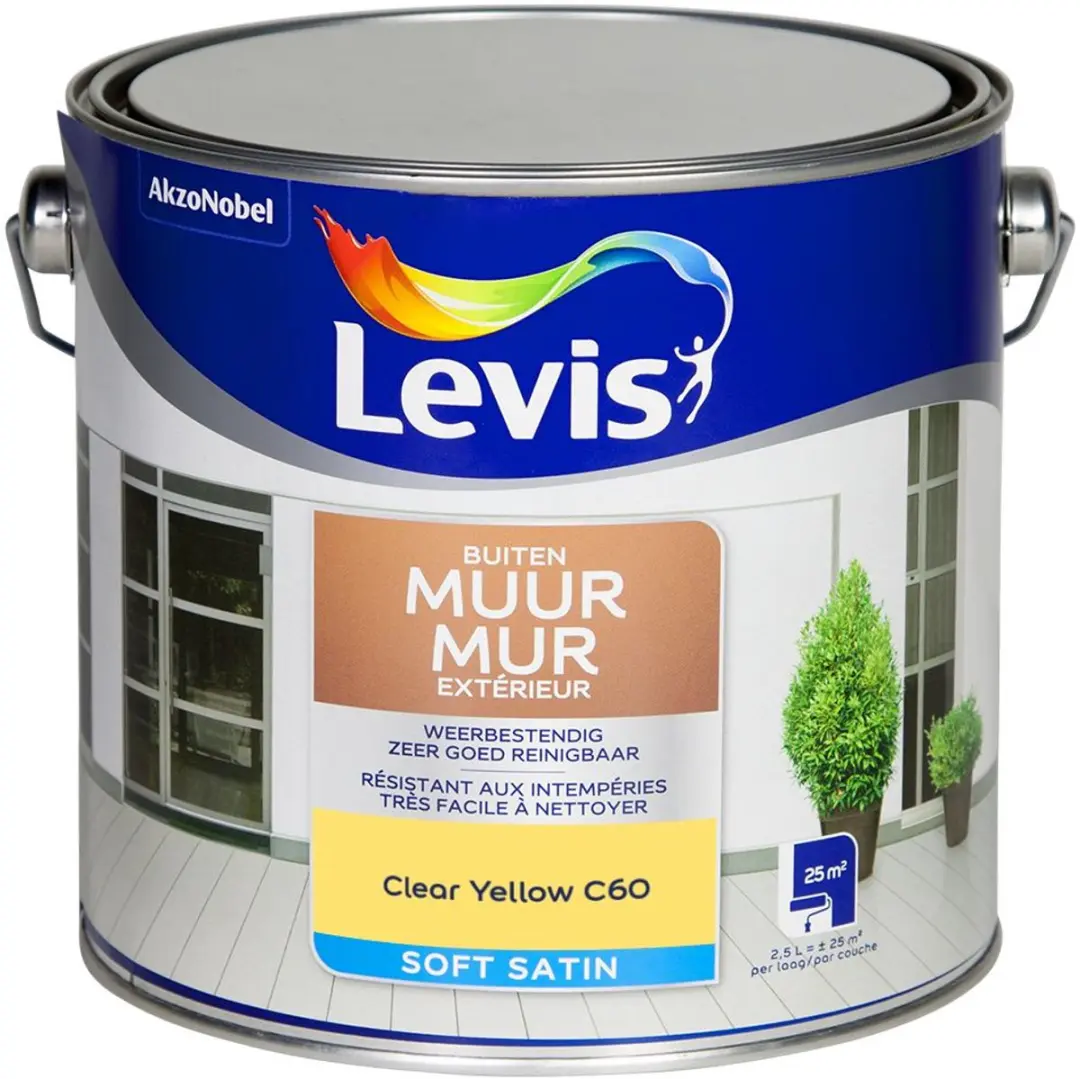 Levi's Muur Buiten Mix Clear Yellow C60 Mengverf 2,5L