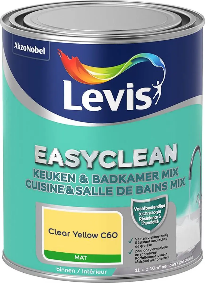 Levi's Easyclean Mengverf Clear Yellow C60