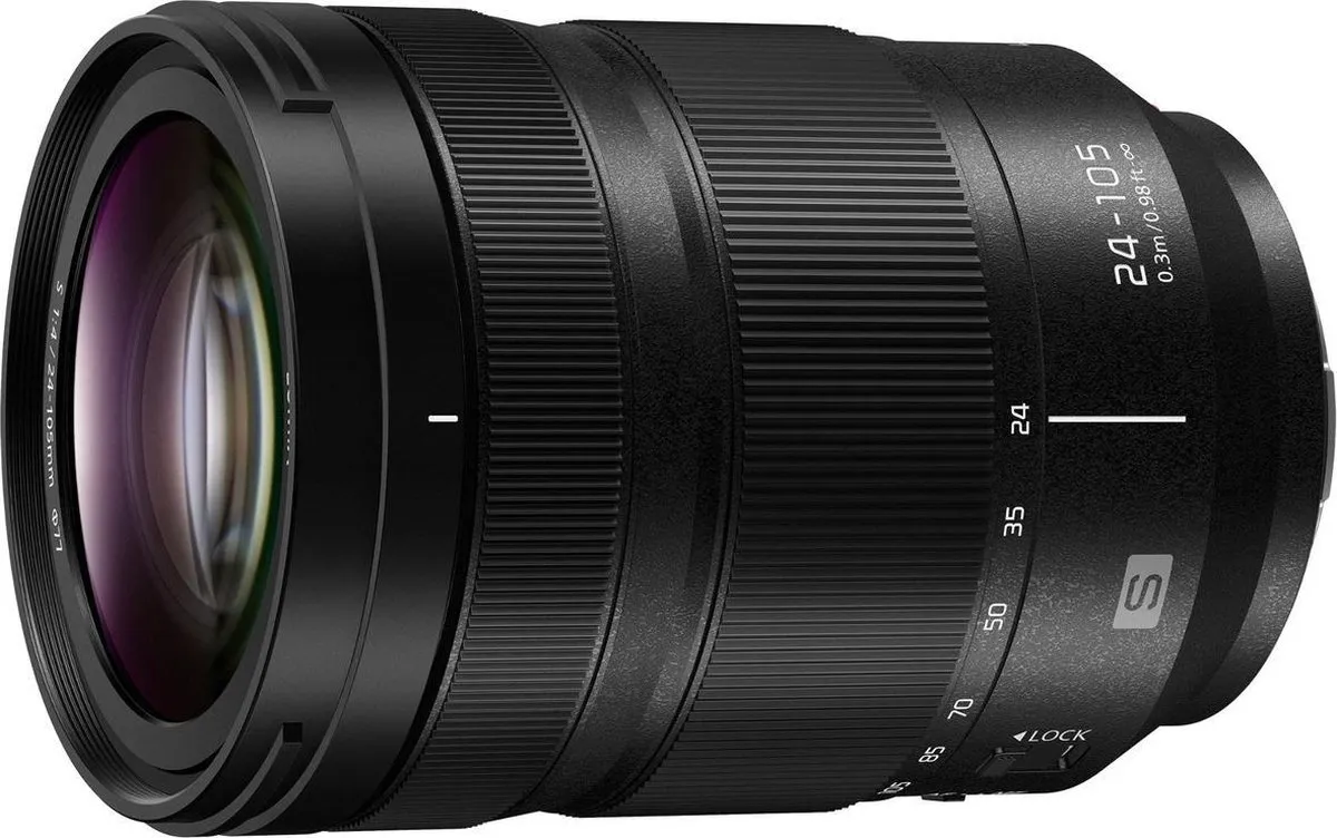 Panasonic LUMIX S S-R24105E 24-105mm F4 Macro Lens - Ø77mm - Zwart