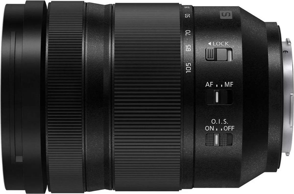 Panasonic LUMIX S S-R24105E 24-105mm F4 Macro Lens - Ø77mm - Zwart
