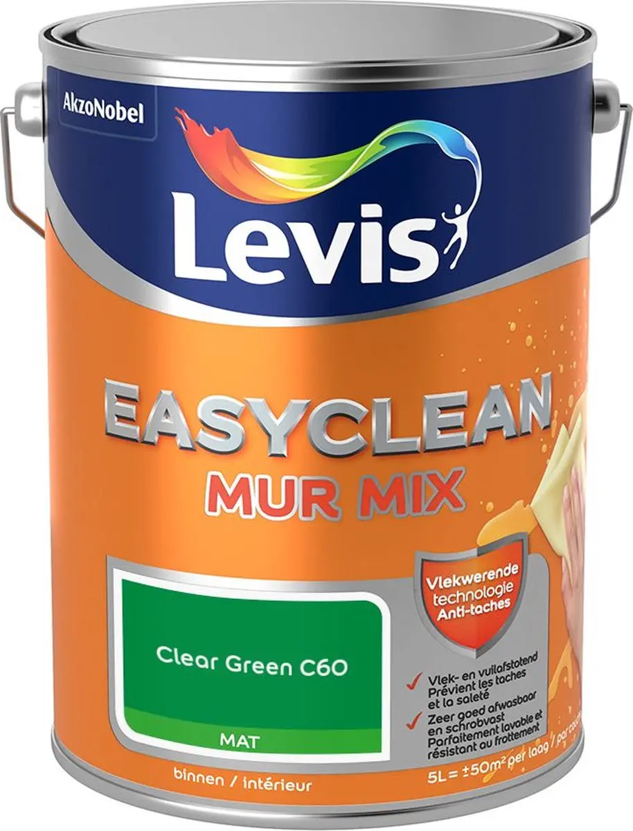Levi's Easyclean Mur Mat Mix Clear Green C60