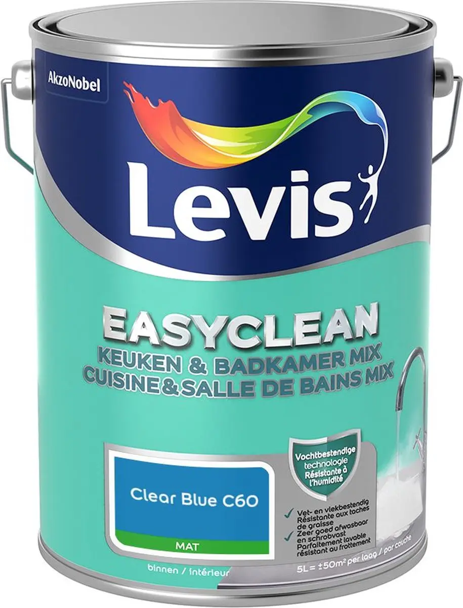 Levi's Easyclean Mengverf Clear Blue C60