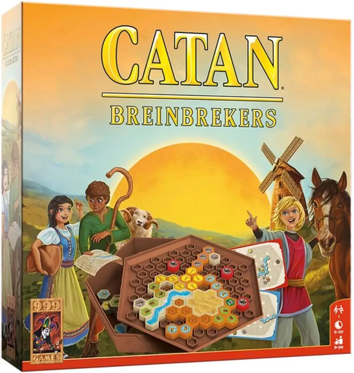 999 Games Catan Breinbrekers Bordspel - 1 Speler