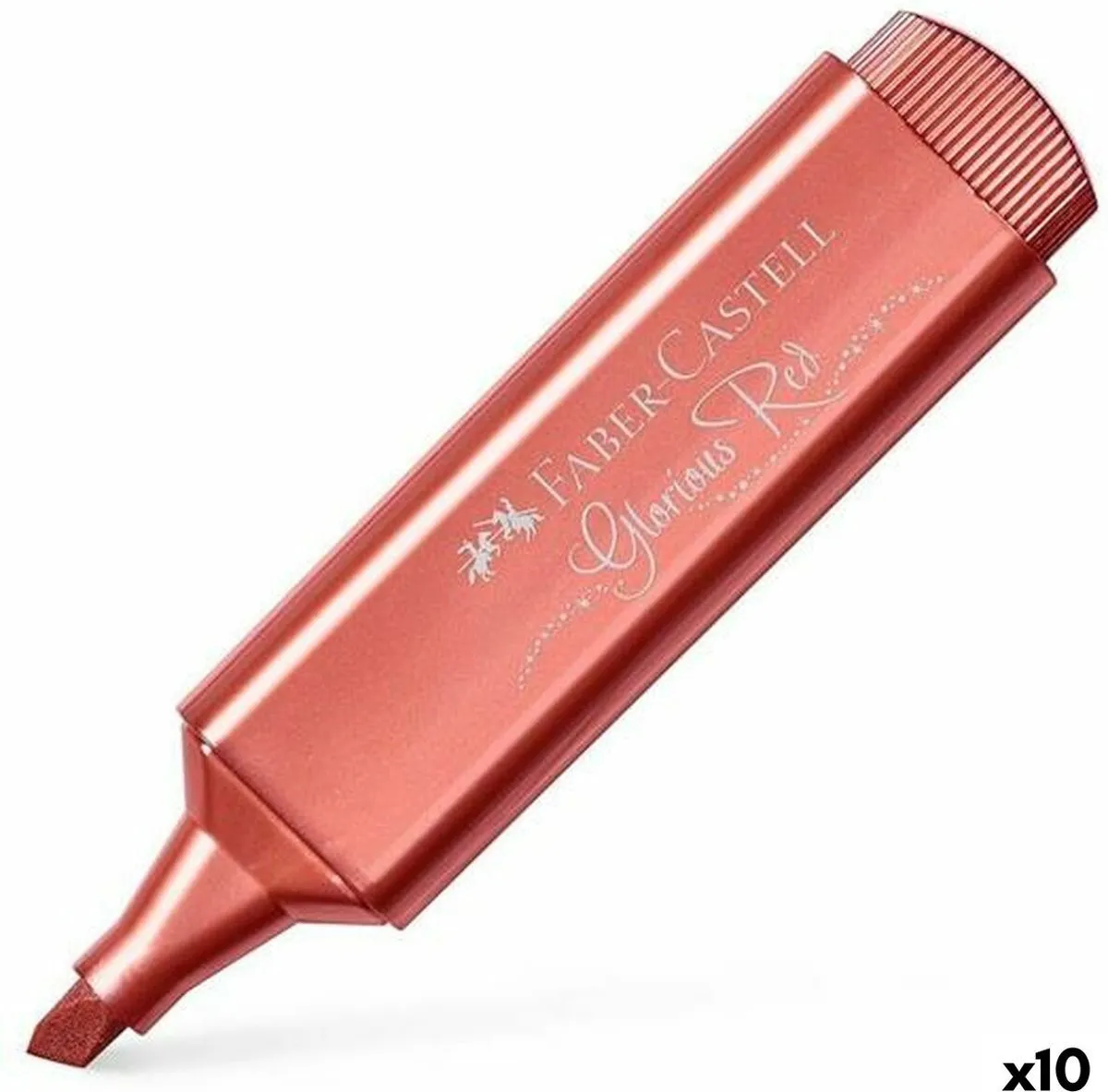 Faber-Castell Textliner 46 Metallic Rood