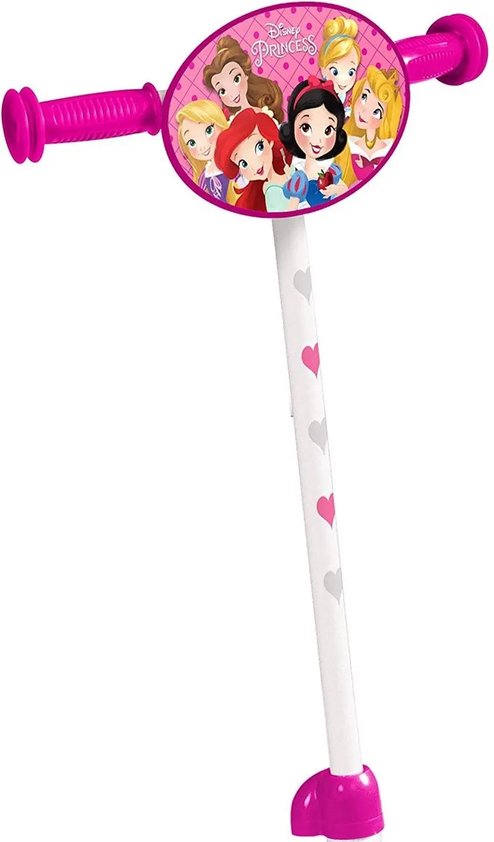 Disney Princess 3-Wiel Kinderstep - 120 Inch - Wit/Roze