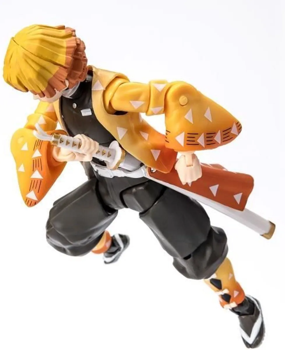 Bandai Namco Ultimate Legends HD Demon Slayer Zenitsu Agatsuma Actiefiguur 12cm - Zwart/Geel