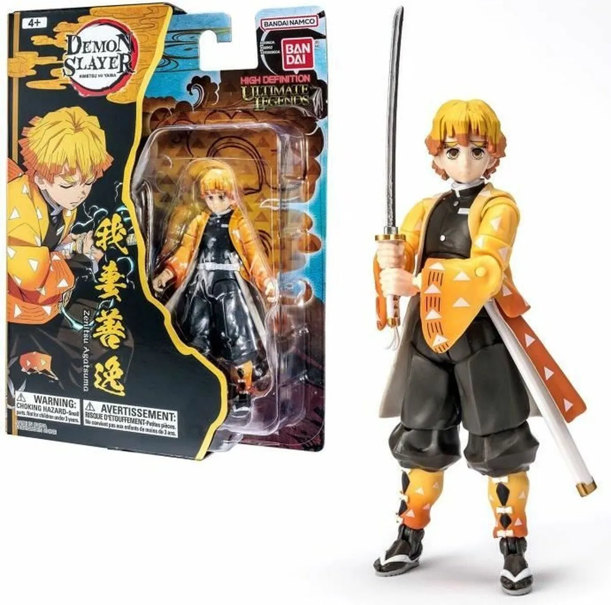 Bandai Namco Ultimate Legends HD Demon Slayer Zenitsu Agatsuma Actiefiguur 12cm