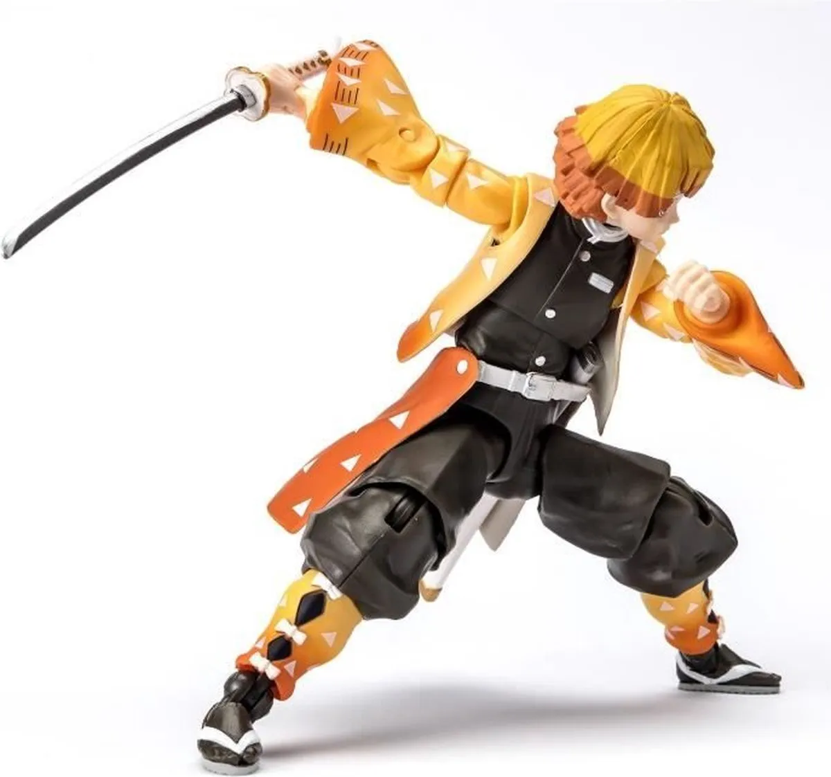 Bandai Namco Ultimate Legends HD Demon Slayer Zenitsu Agatsuma Actiefiguur 12cm - Zwart/Geel