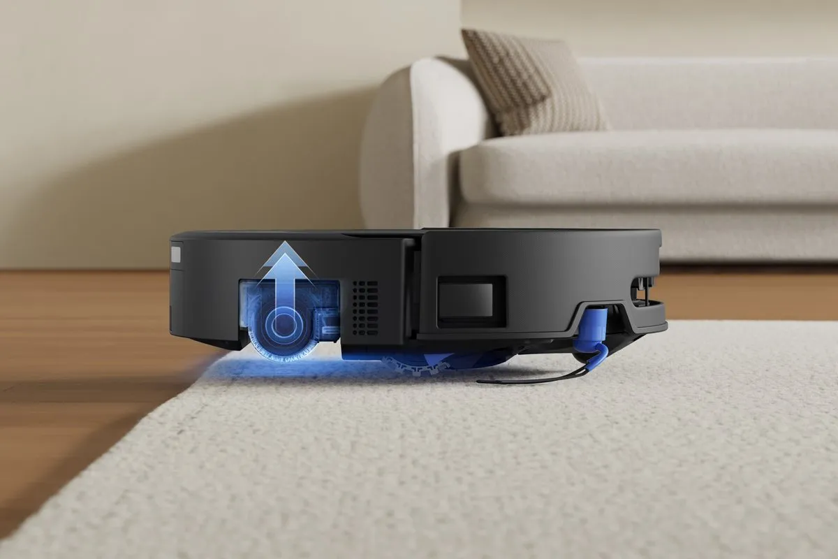 ECOVACS - DEEBOT T90 PRO OMNI BLACK EU - Robotstofzuiger - 30.000Pa - Charge PowerBoost - OZMO Roller 3.0 - ZeroTangle 4.0 - reiniging met warm water bij 75 °C - IA YIKO agent - automatisch legen - zwart