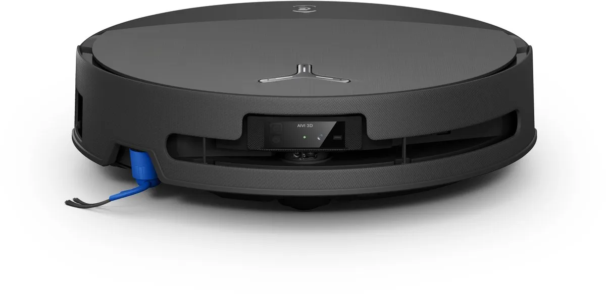 ECOVACS - DEEBOT T90 PRO OMNI BLACK EU - Robotstofzuiger - 30.000Pa - Charge PowerBoost - OZMO Roller 3.0 - ZeroTangle 4.0 - reiniging met warm water bij 75 °C - IA YIKO agent - automatisch legen - zwart