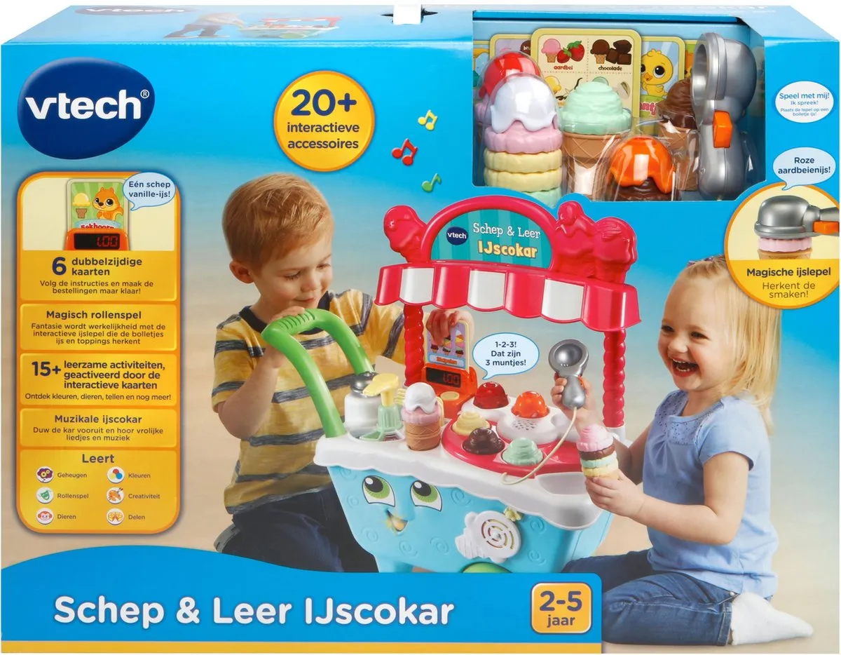 VTech Schep & Leer IJscokar - Multikleuren - afbeelding 6 van 6