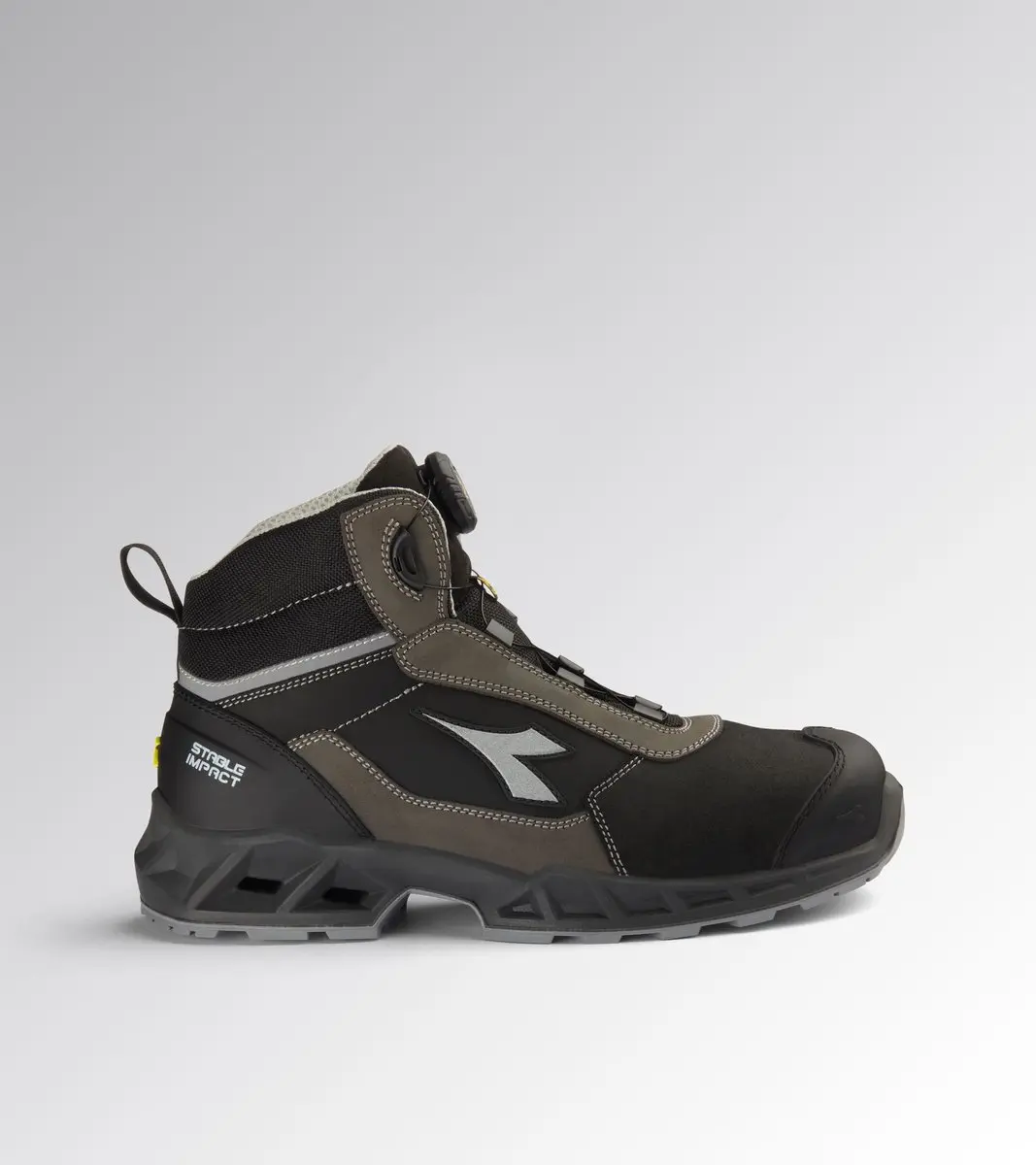 Diadora SHARK ST IMP LEA Q MID S3S BLACK/SHADOW 45