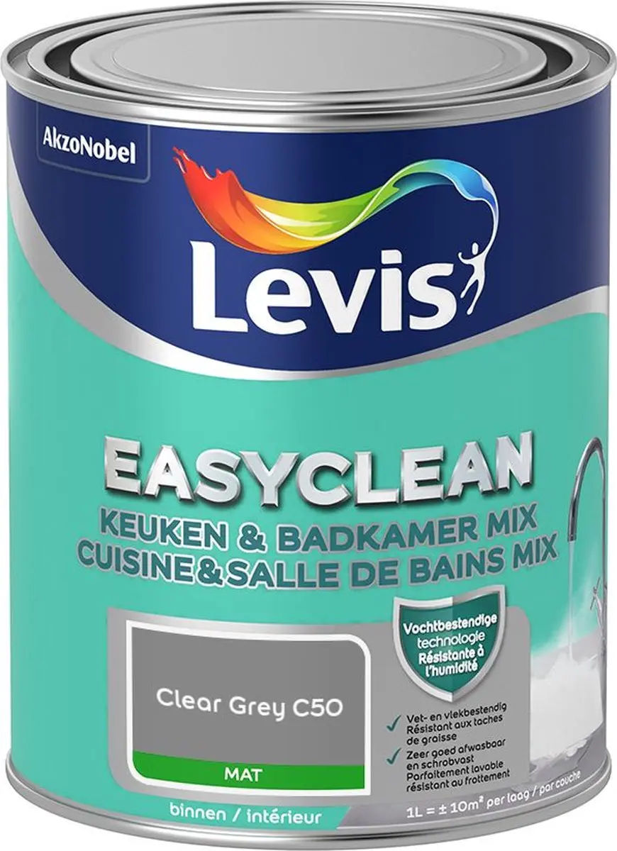 Levi's Easyclean Mengverf Clear Grey C50