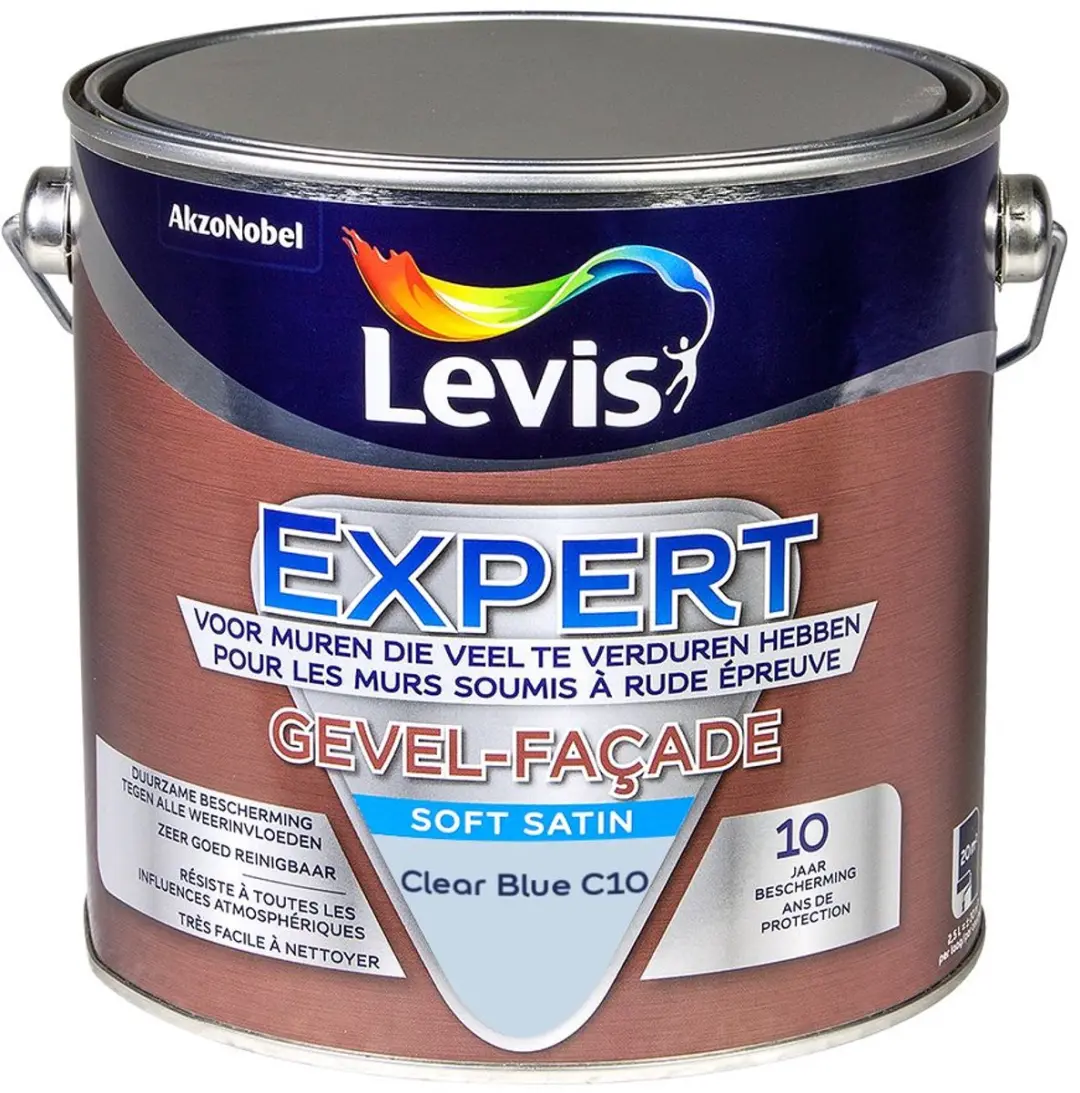 Levi's Expert Gevel Mix Clear Blue C10 Mengverf 2,5L
