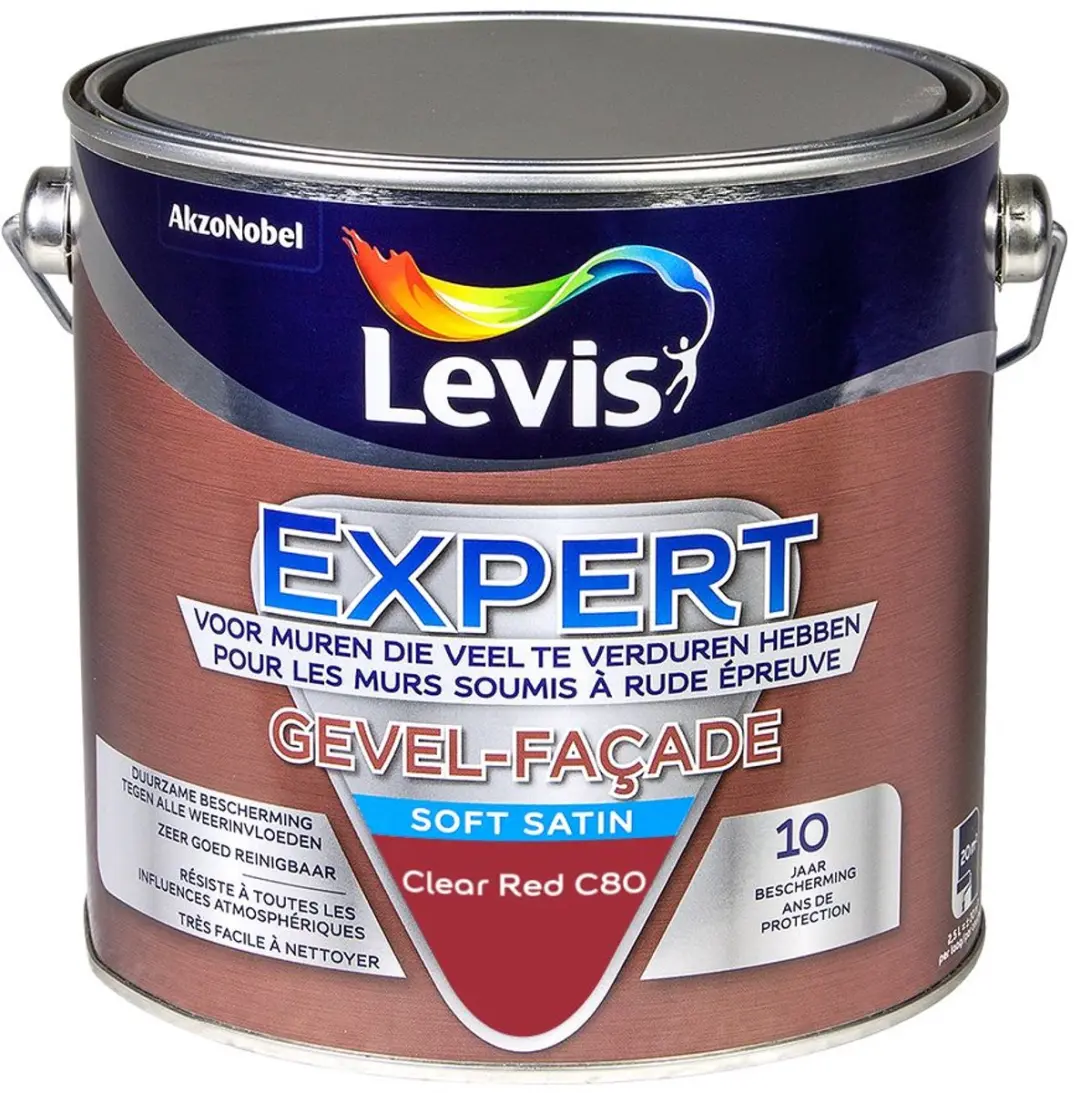 Levi's Expert Gevel Mix Clear Red C80 Mengverf 2,5L
