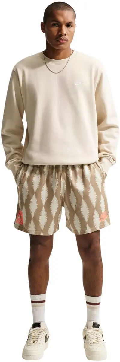 Nike Club BB Sweater Heren - Beige M