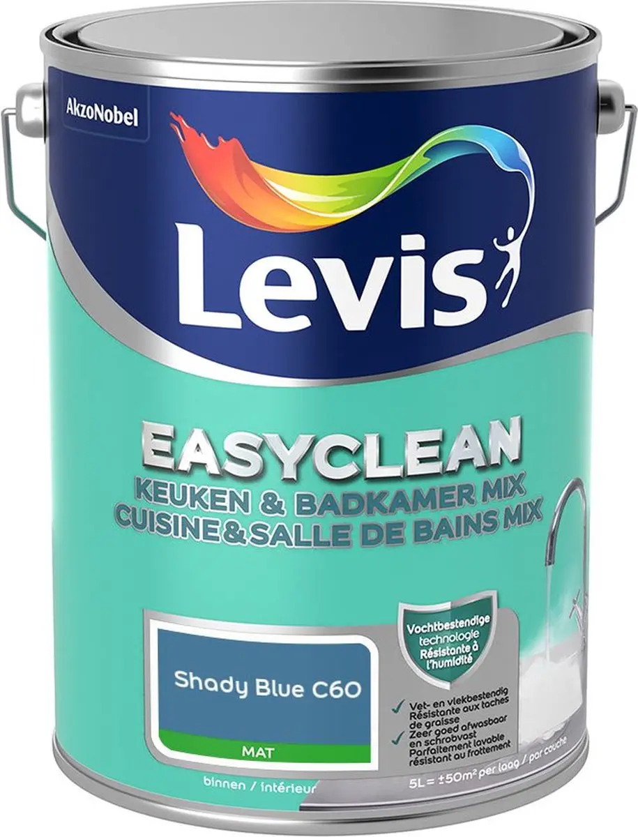 Levi's Easyclean Mengverf Shady Blue C60