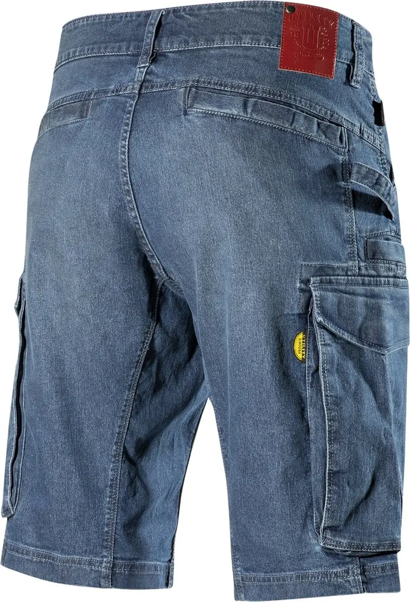 Korte werkbroek denim stretch light Diadora