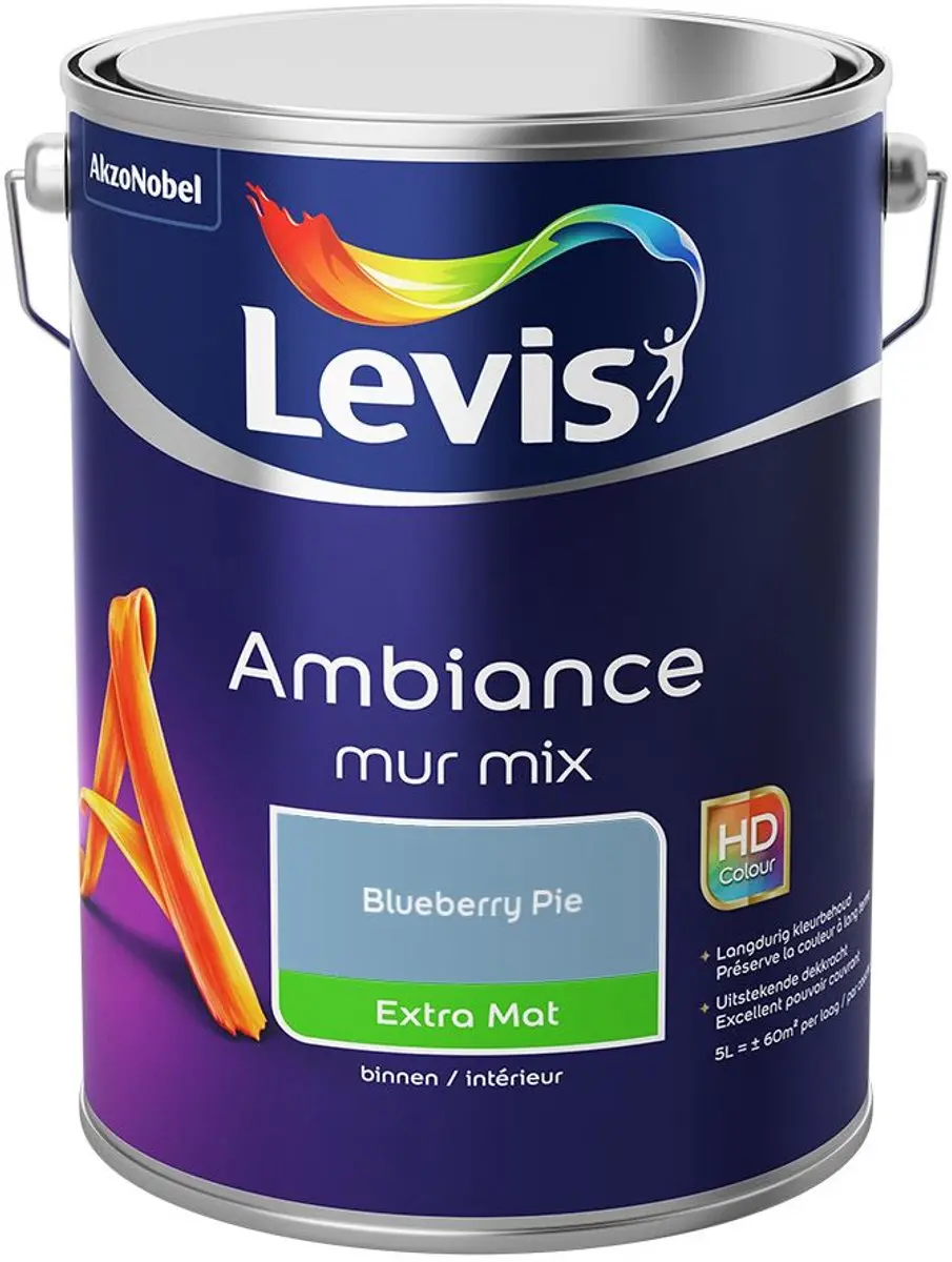 Levi's Ambiance Mur Extra Mat Mix Blueberry Pie