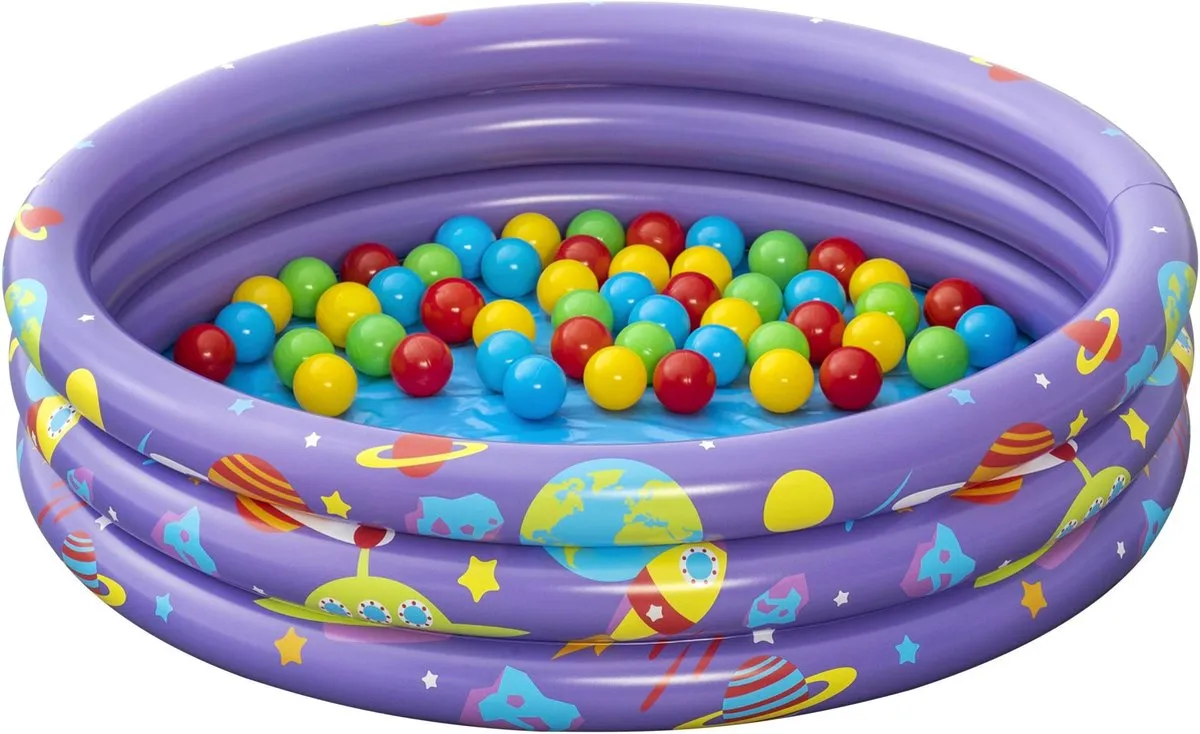 Bestway Ballenbad 52466 - 102cm Multicolor - afbeelding 6 van 6
