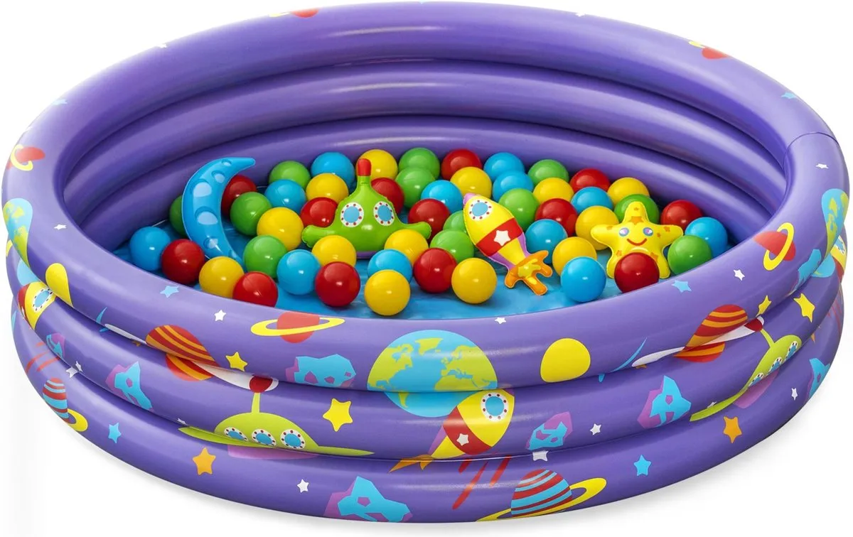 Bestway Ballenbad 52466 - 102cm Multicolor - afbeelding 3 van 6
