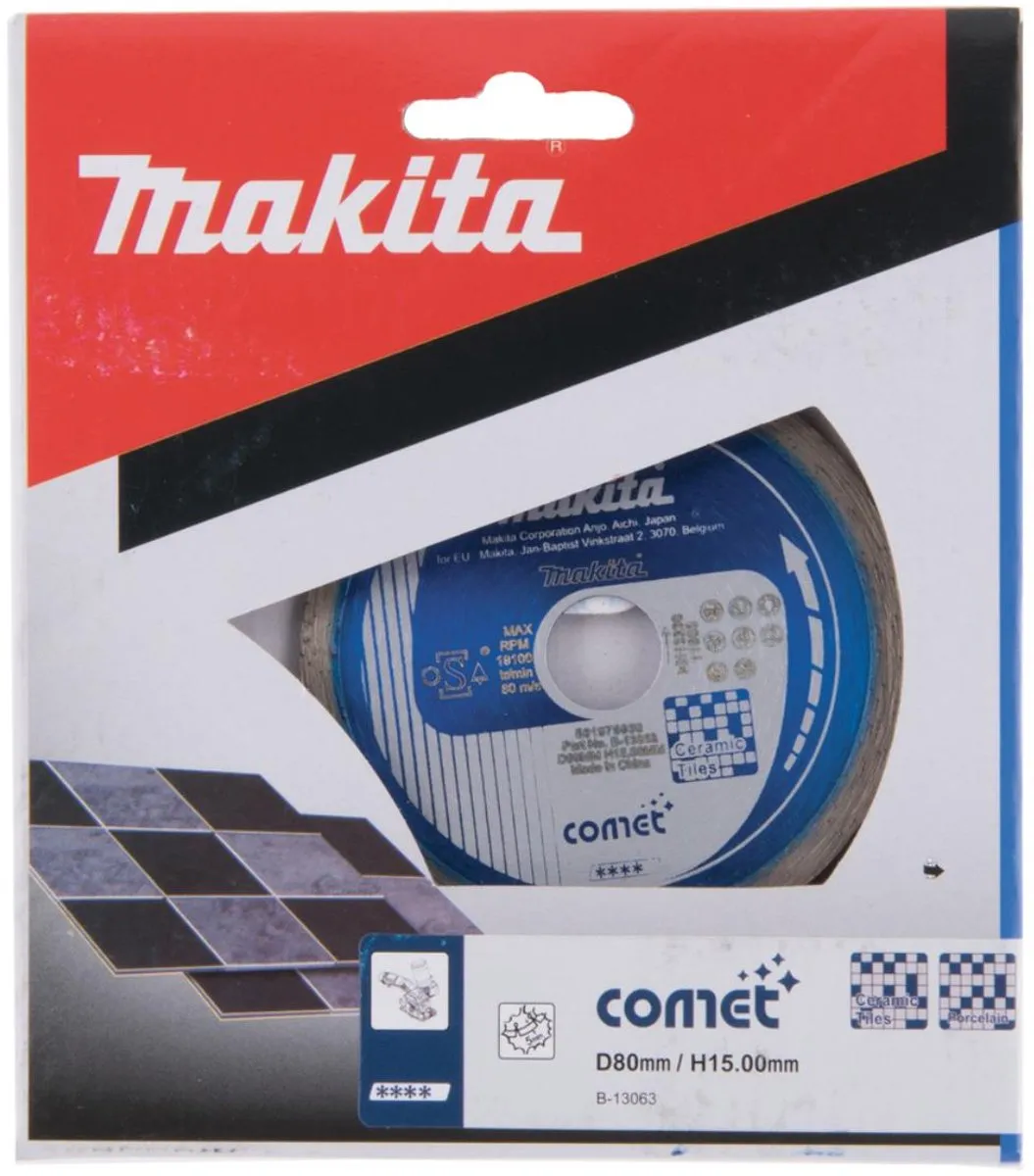 Makita B-13063 Diamanten Doorslijpschijf 80mm