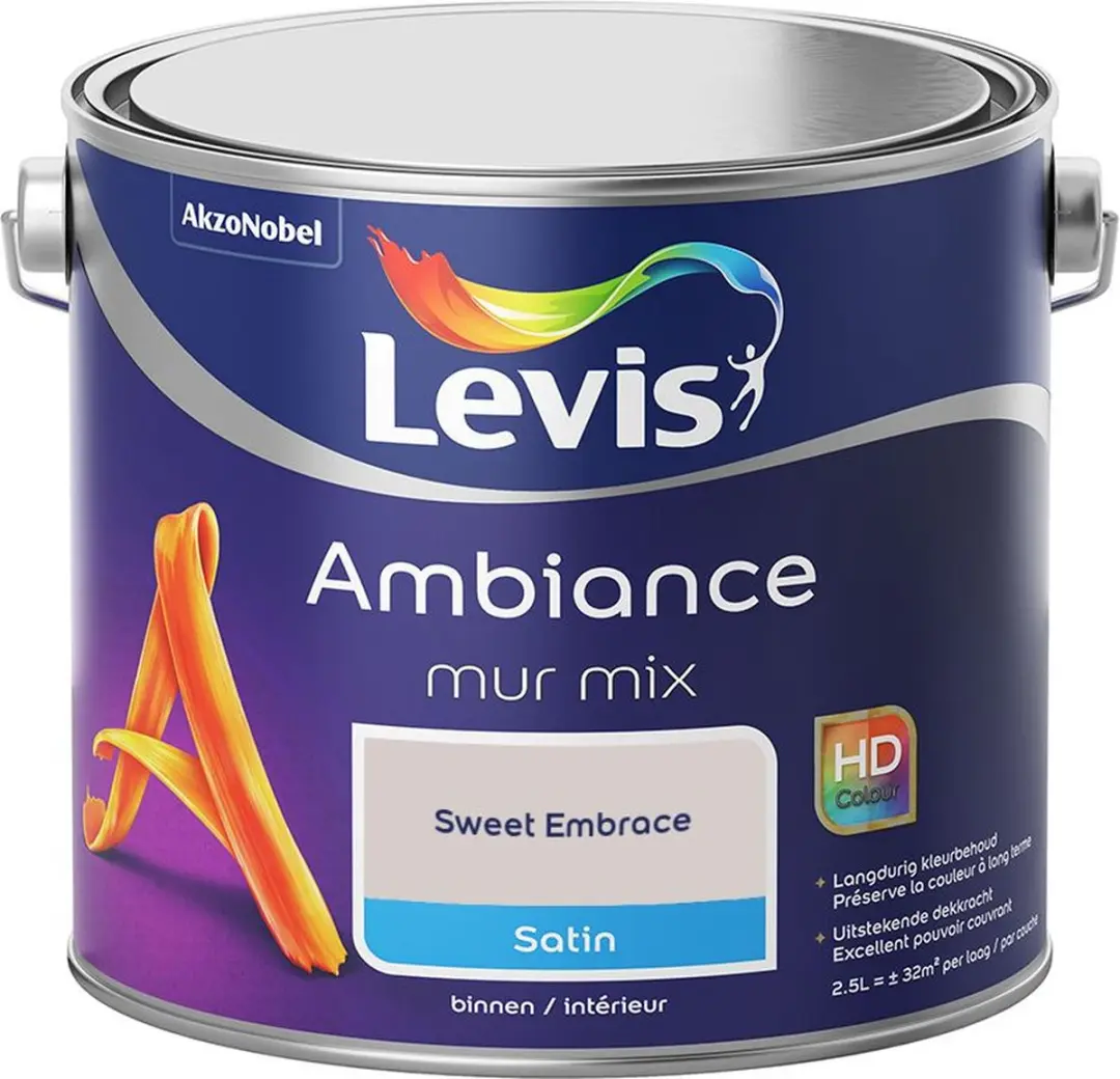 Levi's Ambiance Mur Satin Mix Sweet Embrace Verf 2,5L