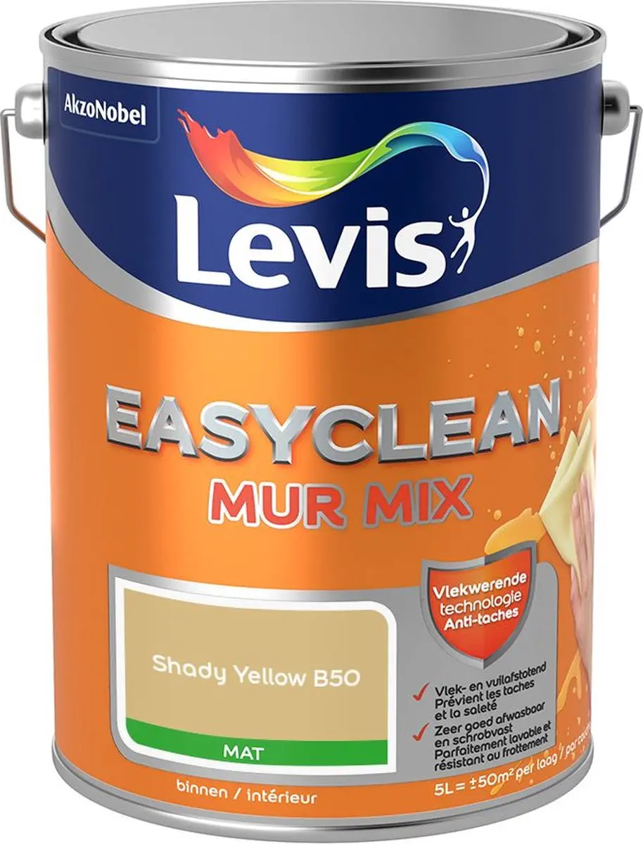 Levi's Easyclean Mur Mat Mix Mengverf 5L