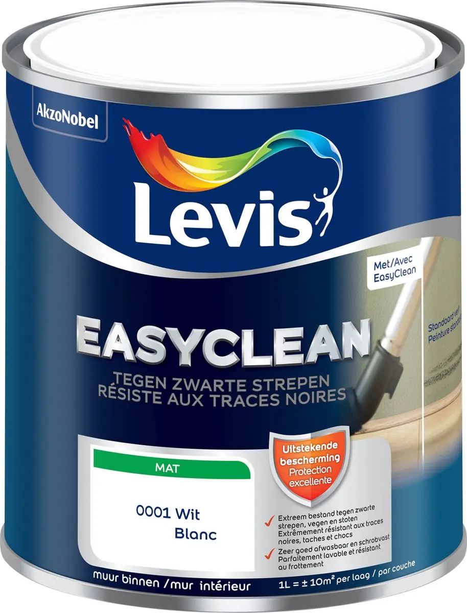 Levi's Easyclean Tegen Zwarte Strepen Wit 1L