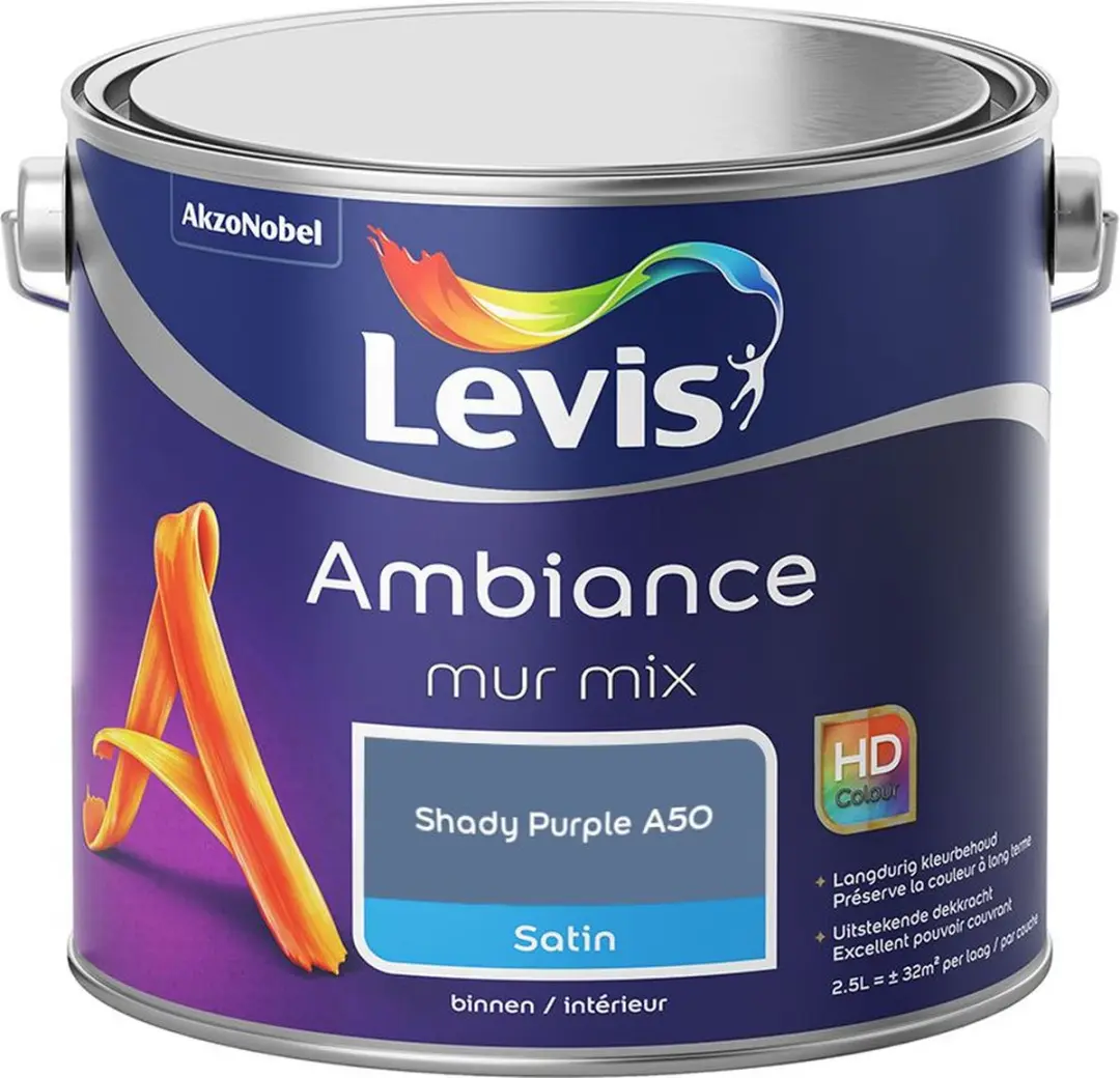 Levi's Ambiance Mur Satin Mix Mengverf 2,5L
