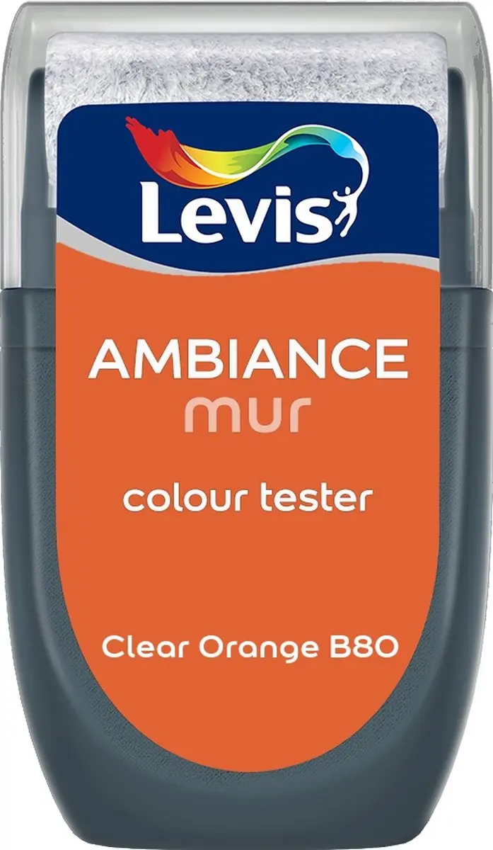 Levi's Muurverf Kleurtester Clear Orange B80