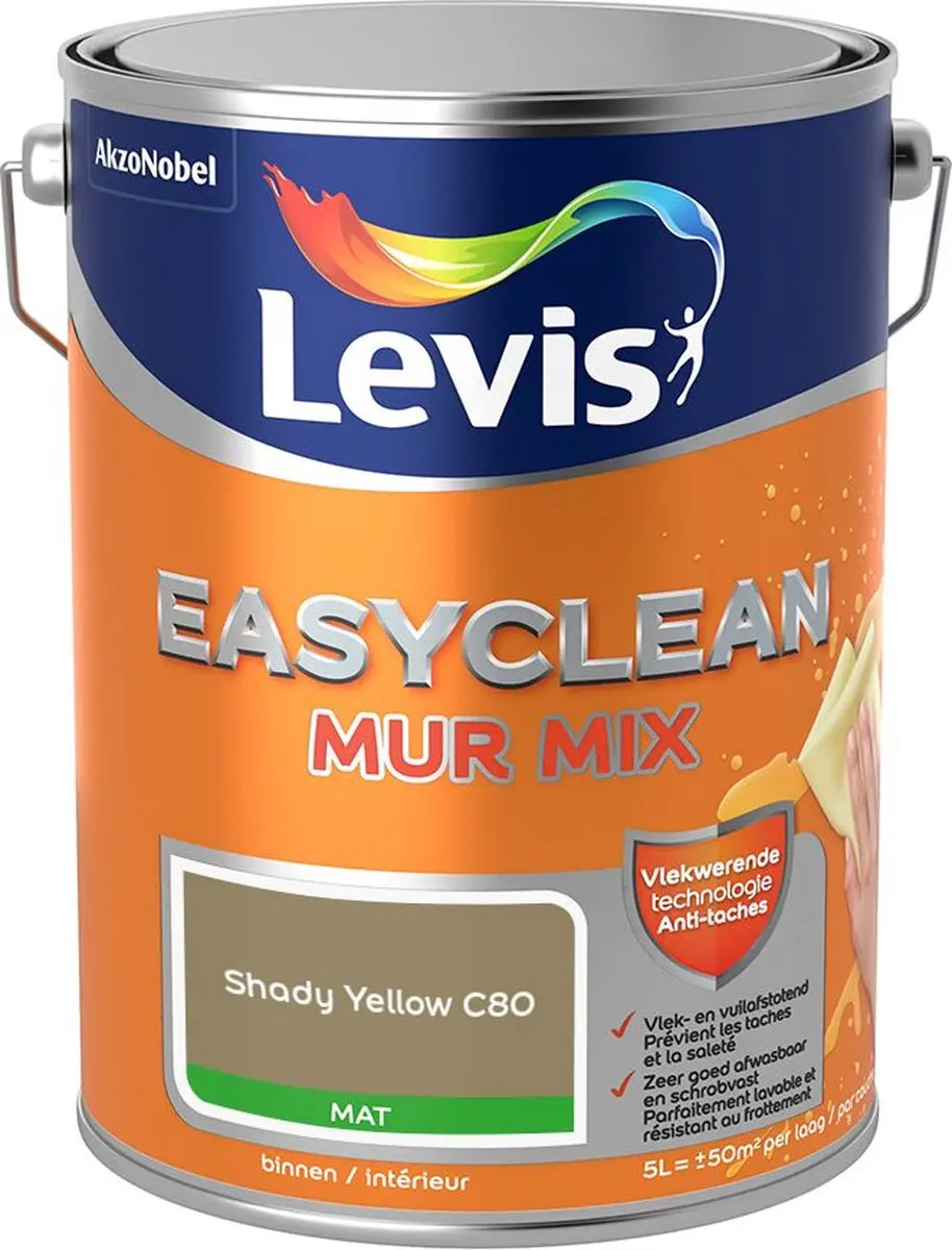 Levi's Easyclean Mur Mat Mix 5L