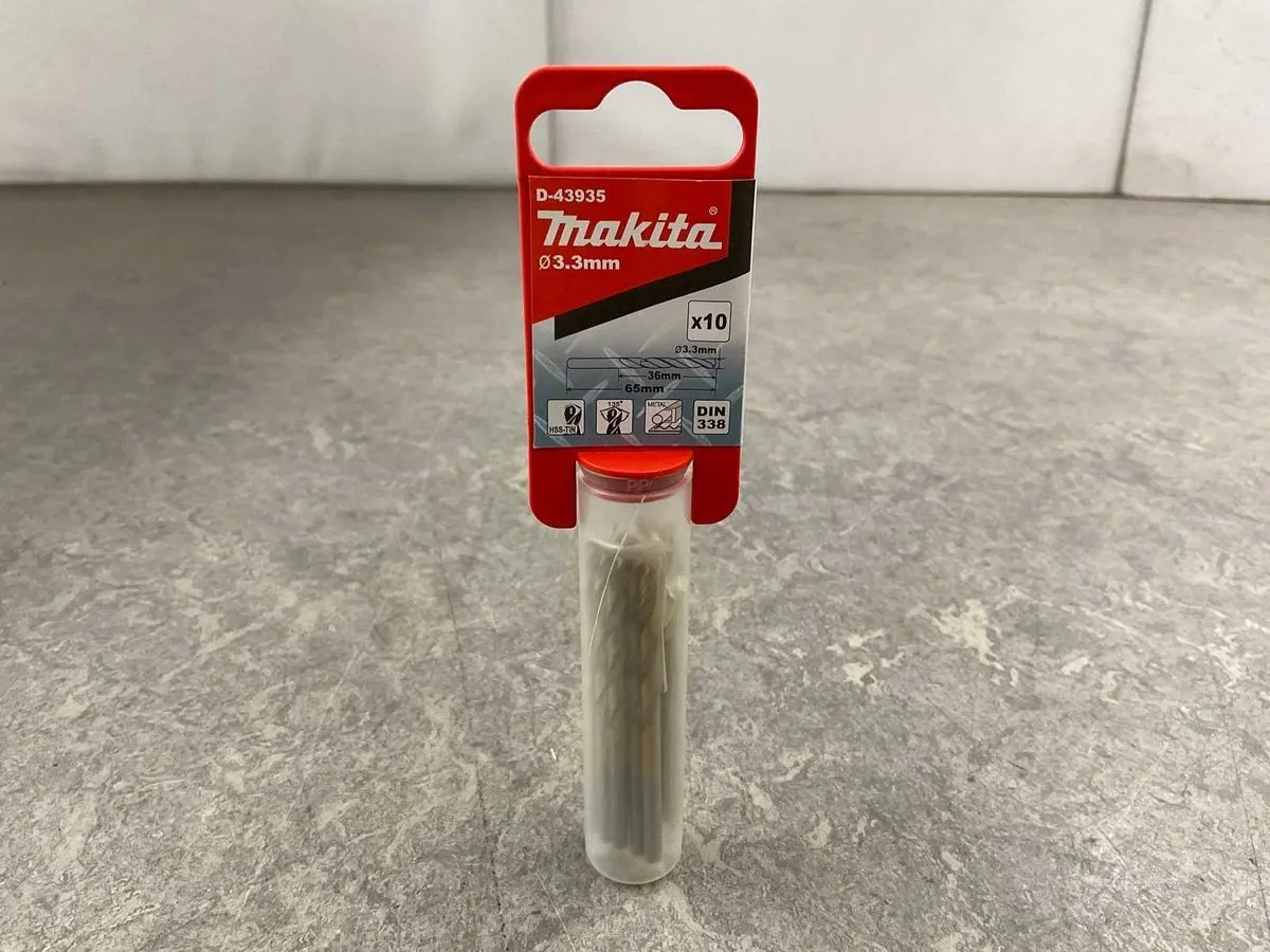 Makita Metaalboor D-43935 - 10 Stuks - ø3,3x65mm