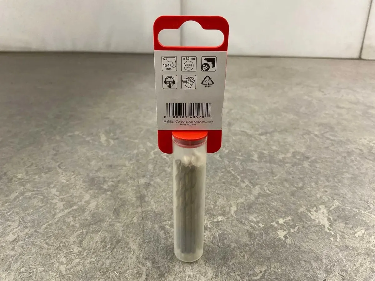 Makita Metaalboor D-43935 - 10 Stuks - ø3,3x65mm