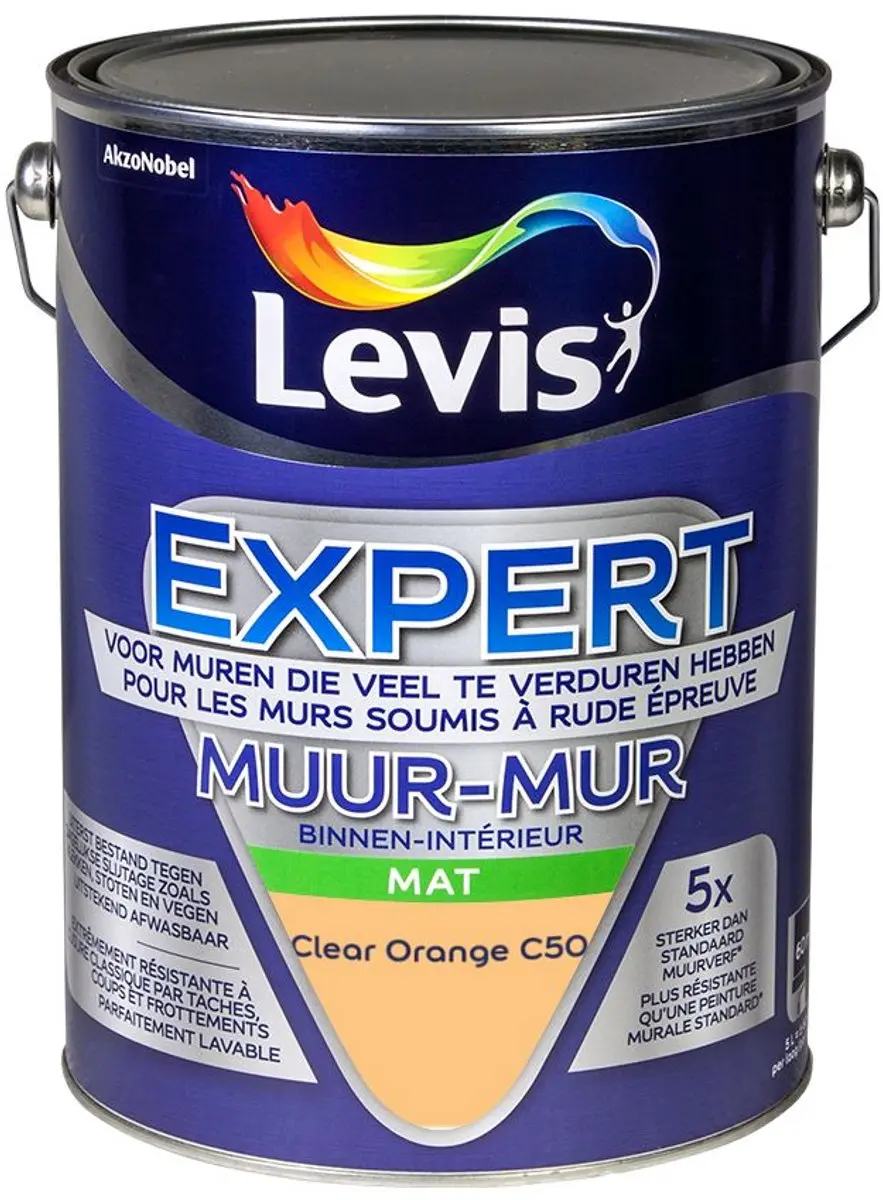 Levi's Expert Muur Binnen Mix Clear Orange C50 Mengverf 5L