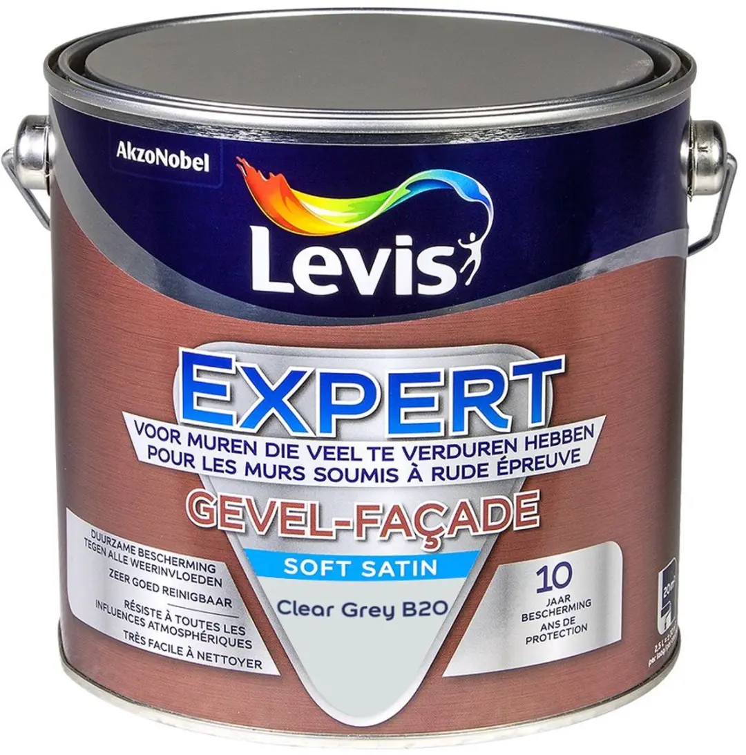 Levi's Expert Gevel Mix Clear Grey B20 Mengverf 2,5L