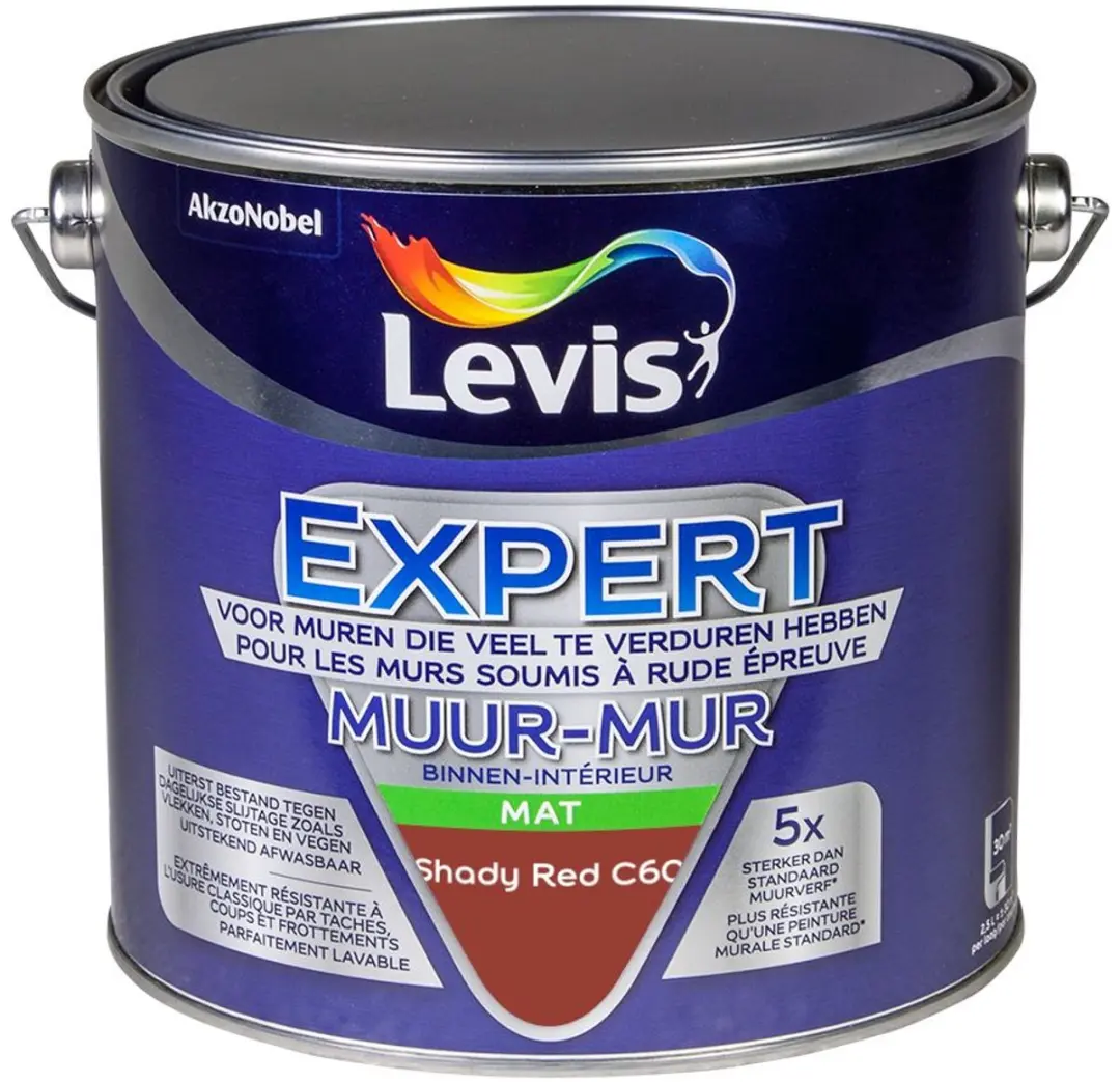 Levi's Expert Muurverf Shady Red C60