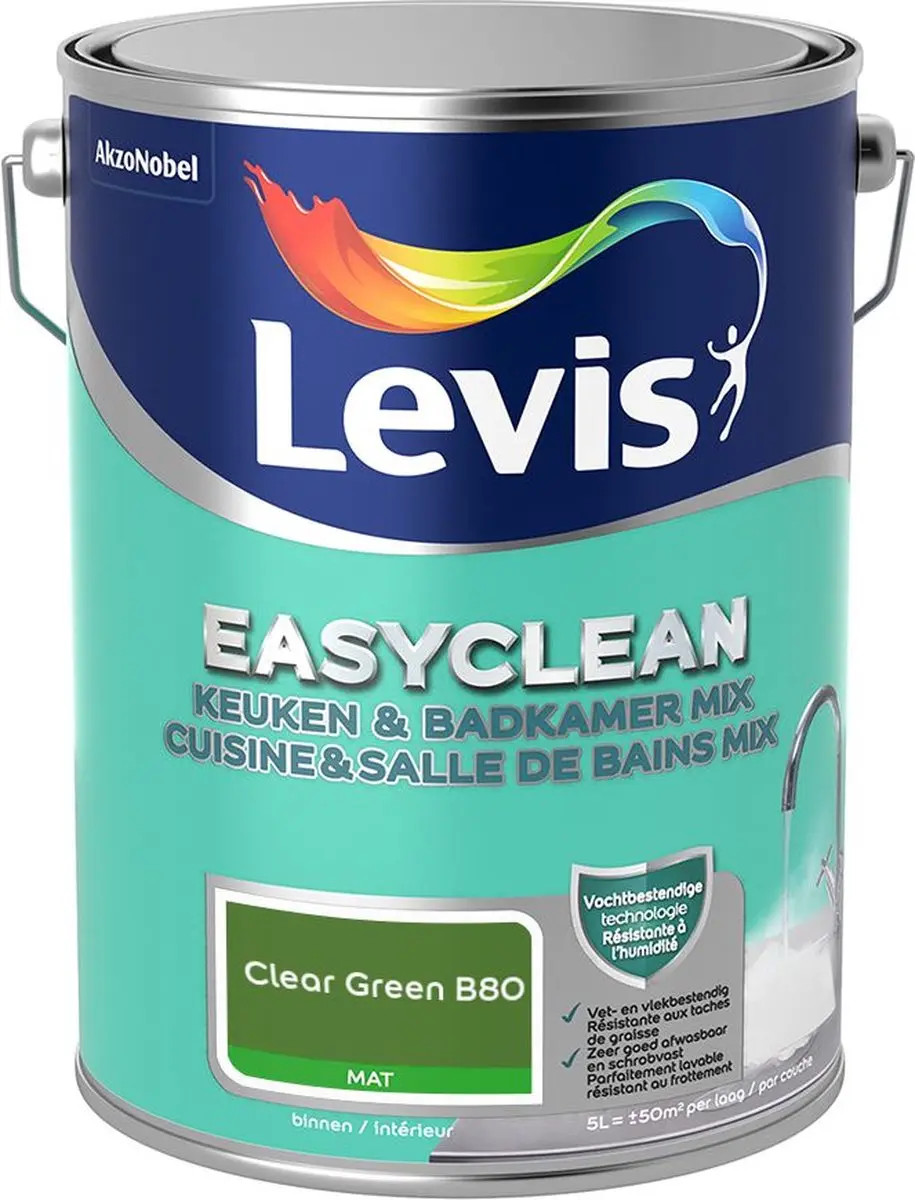 Levi's Easyclean Mengverf Clear Green B80