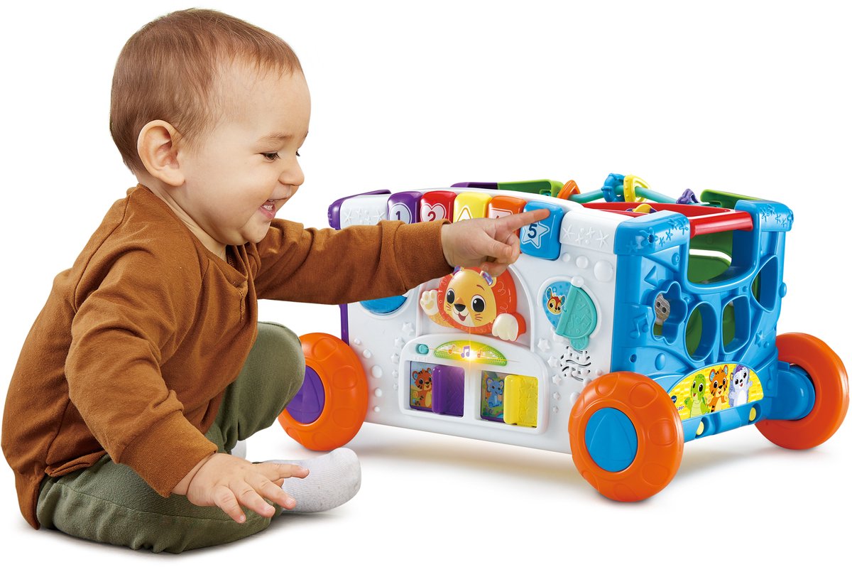 VTech Sorteer & Leer Wagen - Educatief Speelgoed voor Peuters.