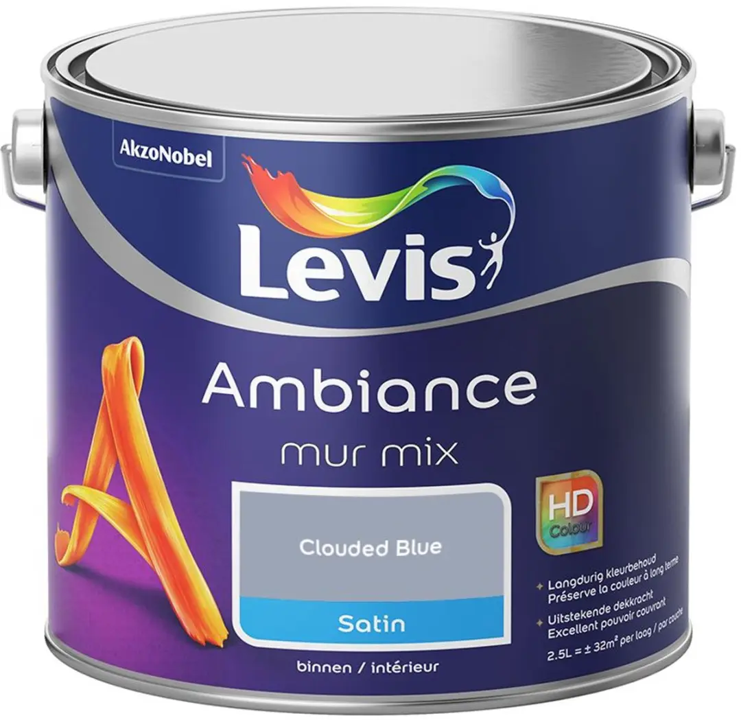 Levi's Ambiance Mur Satin Mix Clouded Blue