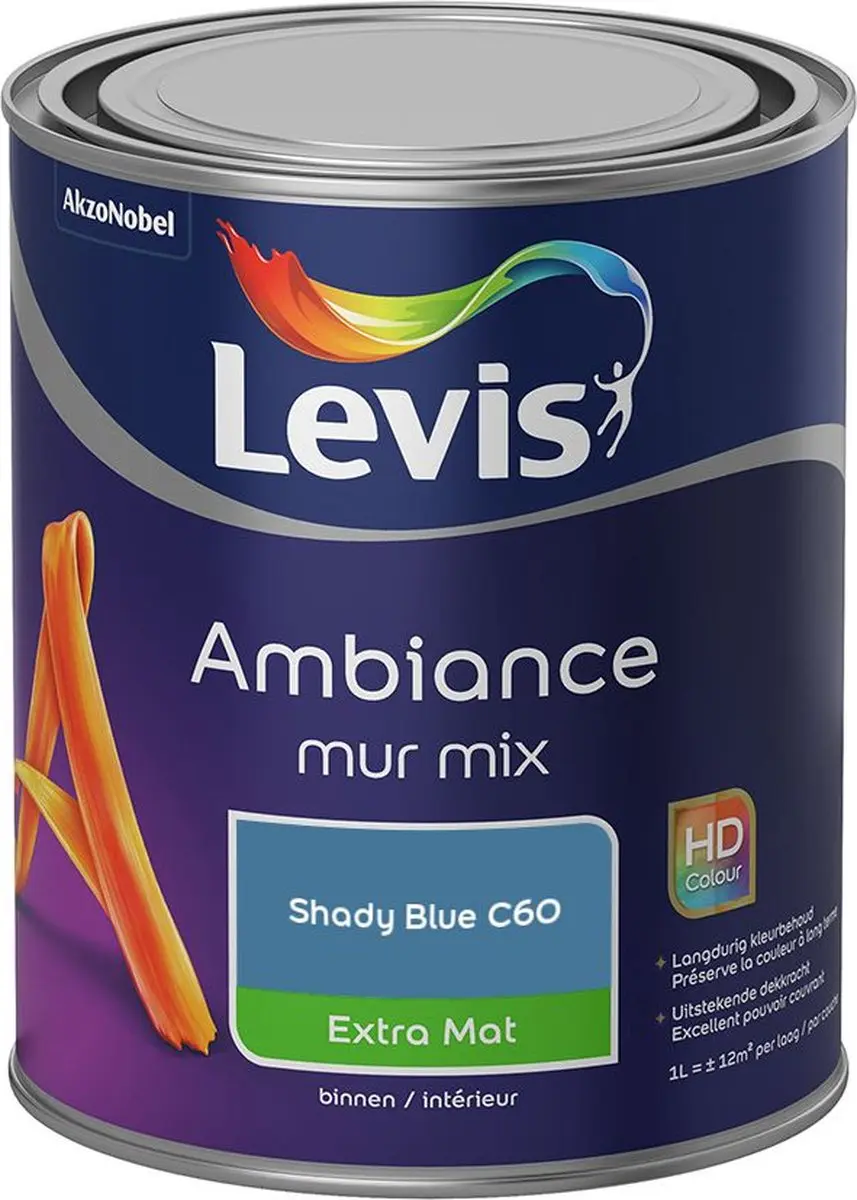 Levi's Ambiance Mur Extra Mat Mix Shady Blue C60