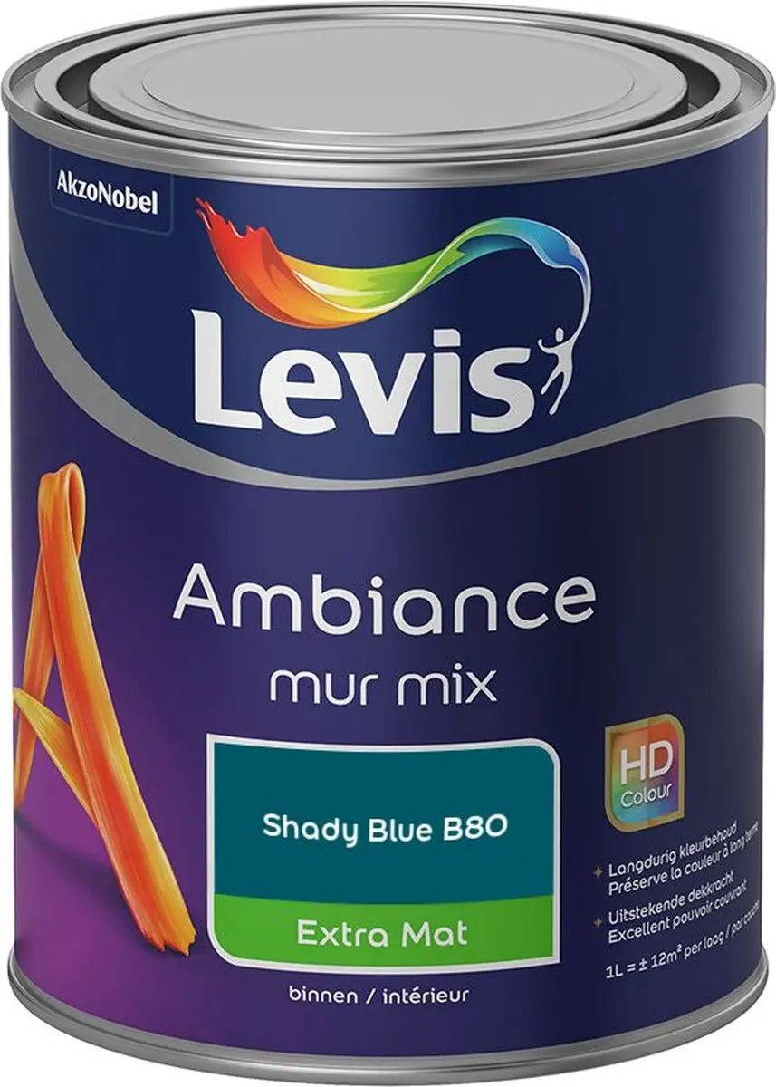 Levi's Ambiance Mur Extra Mat Mix Shady Blue B80