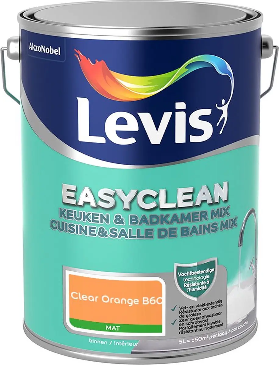 Levi's Easyclean Mengverf Clear Orange B60